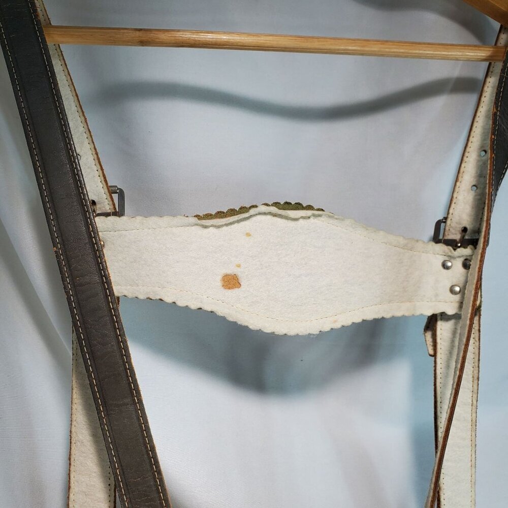 Vintage Bavarian German Lederhosen Leather Childs/Kids Costume Size 13\14 - Picture 11 of 15